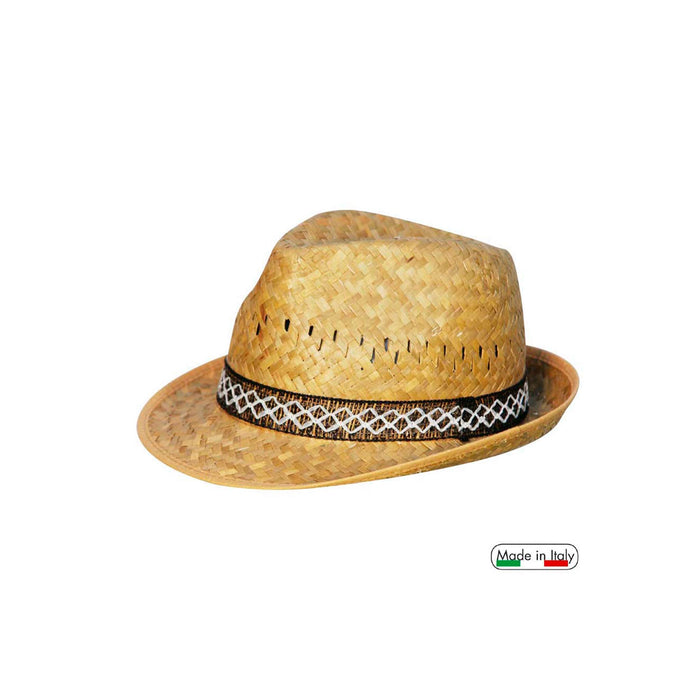 Cappello Alpinetto in paglia naturale al 100%