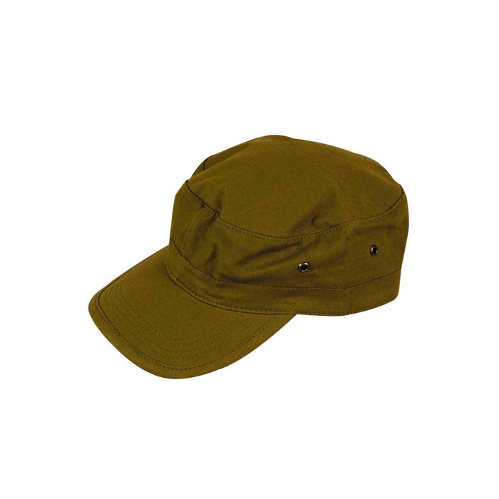 Cappello Cubano in cotone color oliva